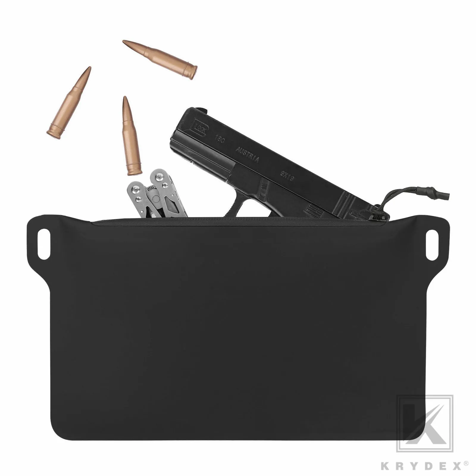 Krydex Tactical Waterproof Tool Gear Pouch Zippered Outdoor Organizer Bag Multi-Purpose Range Bag