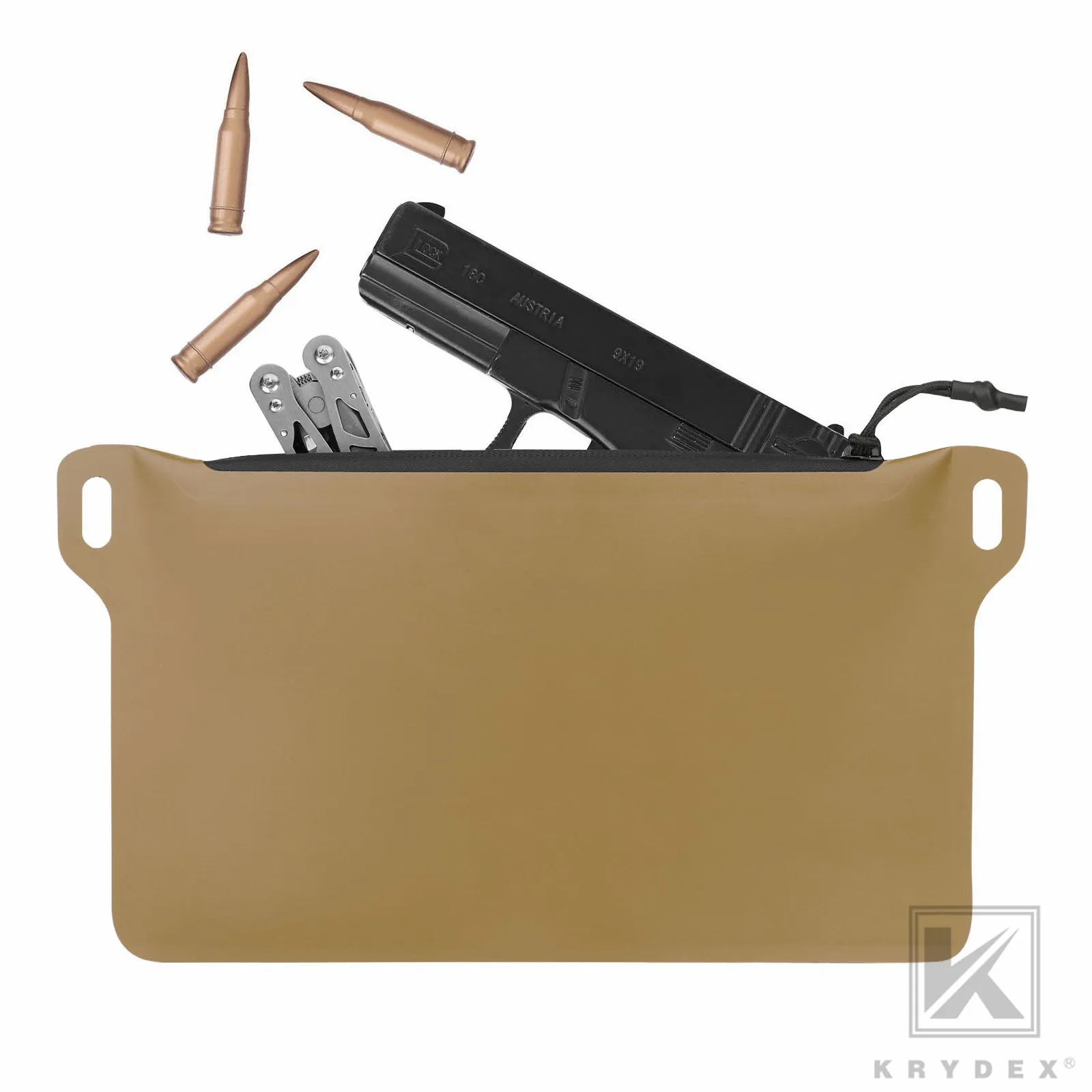 Krydex Tactical Waterproof Tool Gear Pouch Zippered Outdoor Organizer Bag Multi-Purpose Range Bag