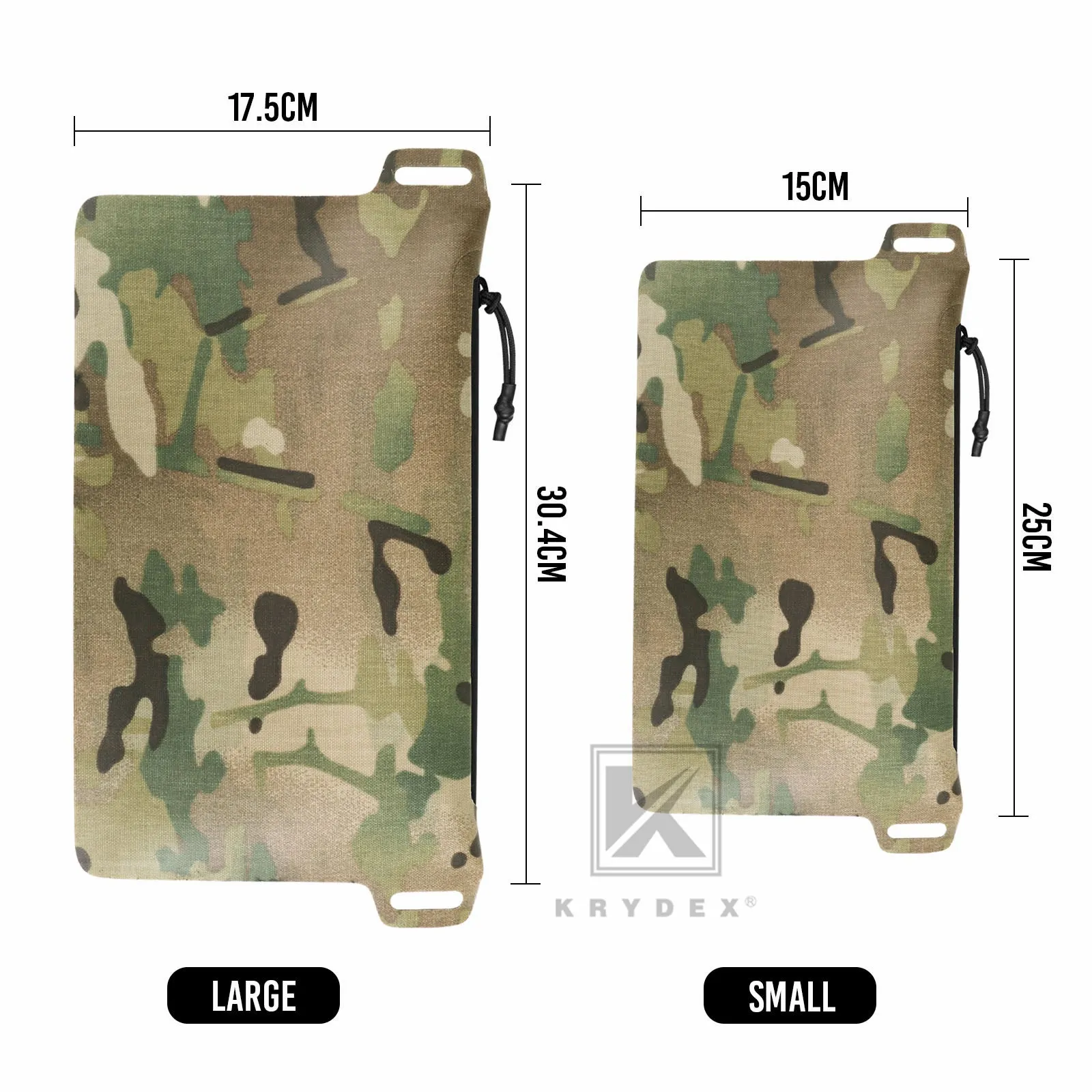 Krydex Tactical Waterproof Tool Gear Pouch Zippered Outdoor Organizer Bag Multi-Purpose Range Bag