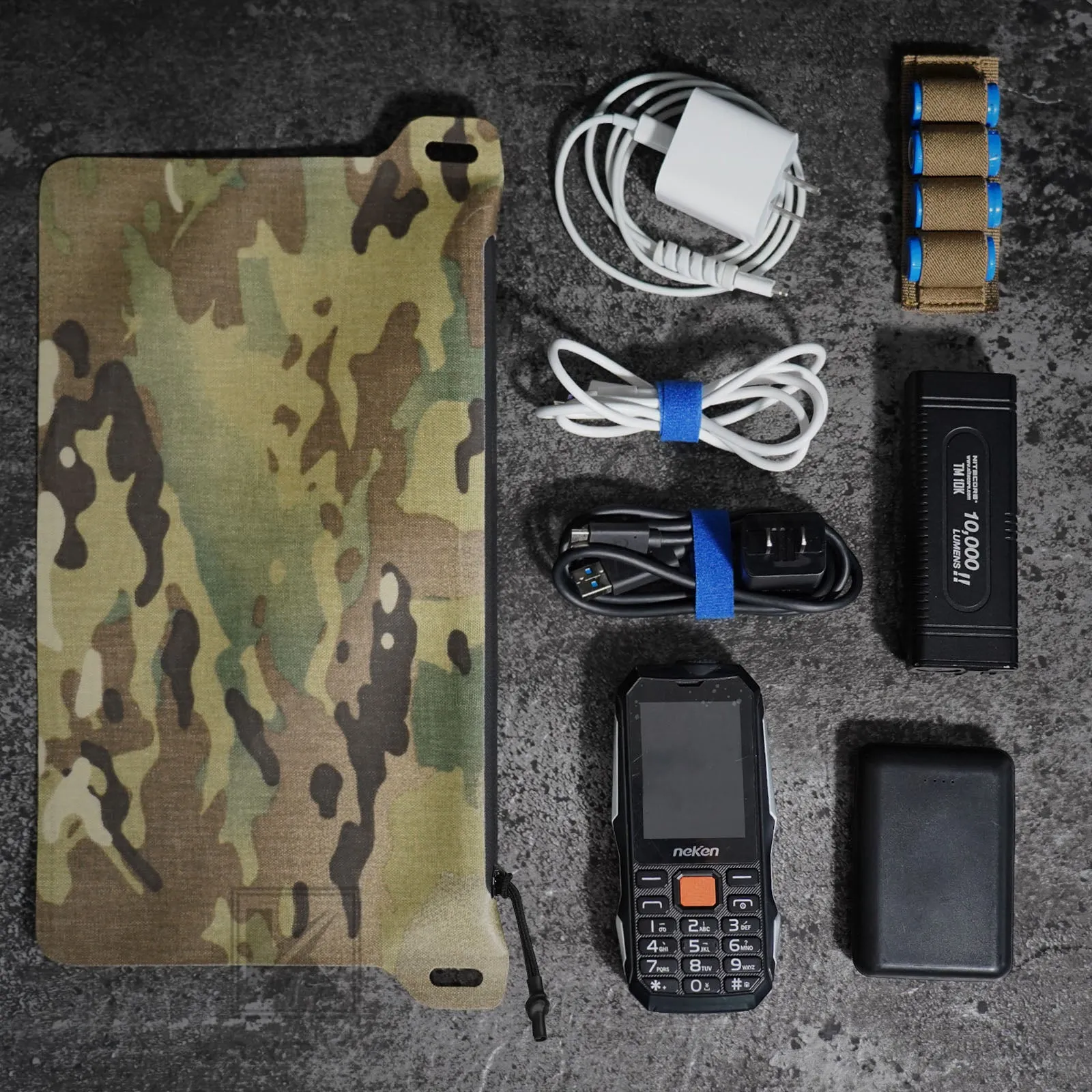 Krydex Tactical Waterproof Tool Gear Pouch Zippered Outdoor Organizer Bag Multi-Purpose Range Bag