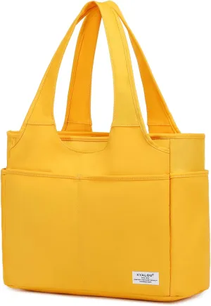 KYALOU Utility Large Tote Bag, Women Casual Shoulder Bags for Work Gym Beach Travel Shopping Grocery College