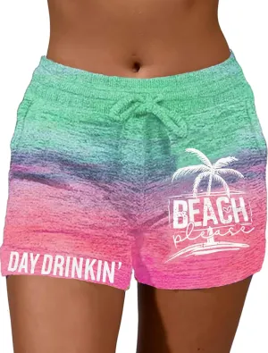 LANMERTREE Sweat Shorts for Women Summer Beach Casual Drawstring Shorts Running Short Workout Lounge Shorts with Pockets