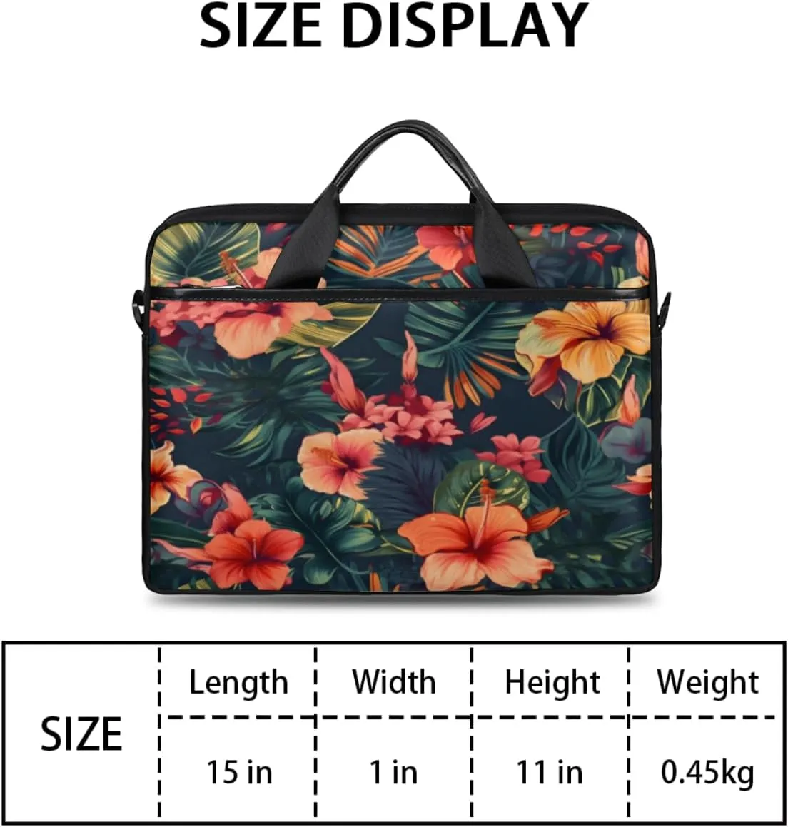 Laptop Bag for Women Men Waterproof Laptop Shoulder Bag 14-15.6 Inch Computer Messenger Bag Carrying Case