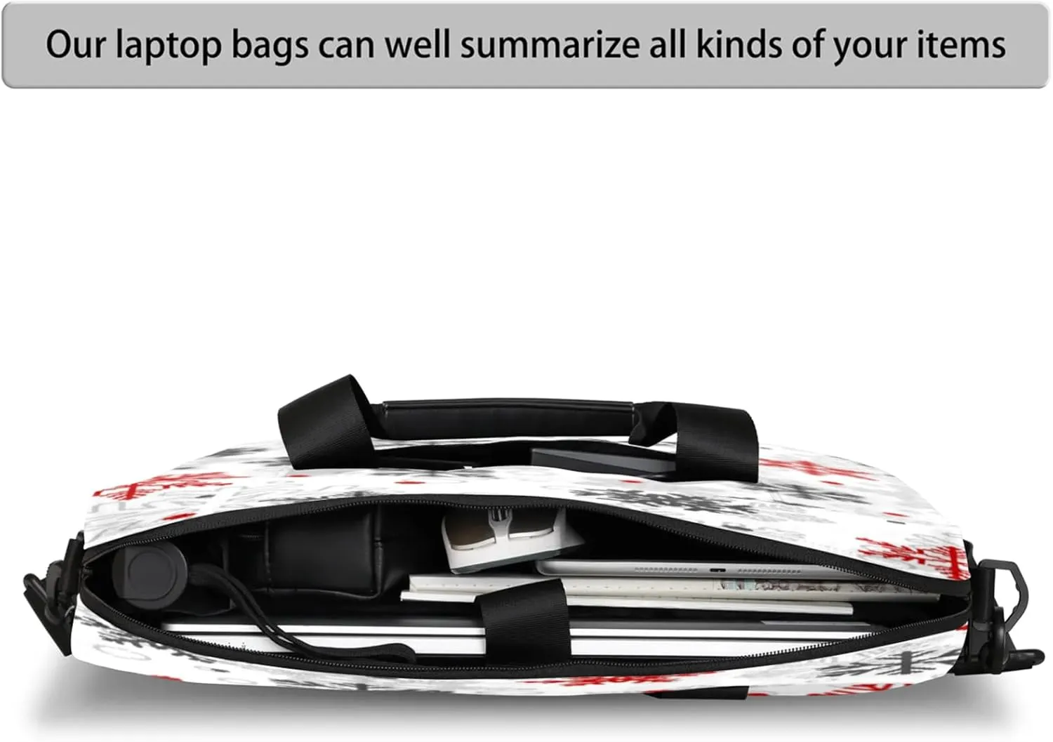 Laptop Shoulder Bag Compatible with Handle, Messenger Shoulder Case for Tablet, Laptop Carrying Case