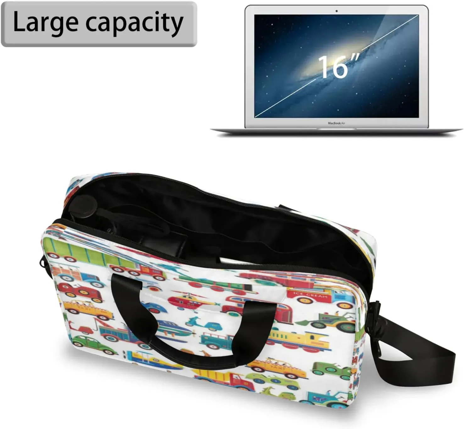 Laptop Shoulder Bag Compatible with Handle, Messenger Shoulder Case for Tablet, Laptop Carrying Case