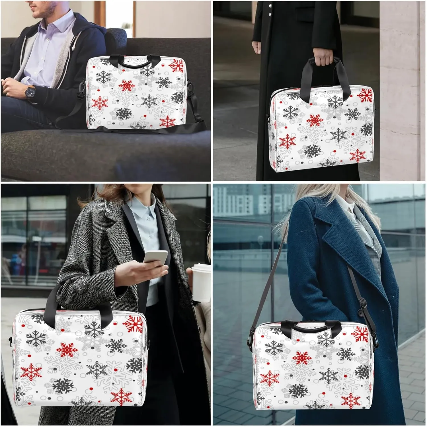 Laptop Shoulder Bag Compatible with Handle, Messenger Shoulder Case for Tablet, Laptop Carrying Case