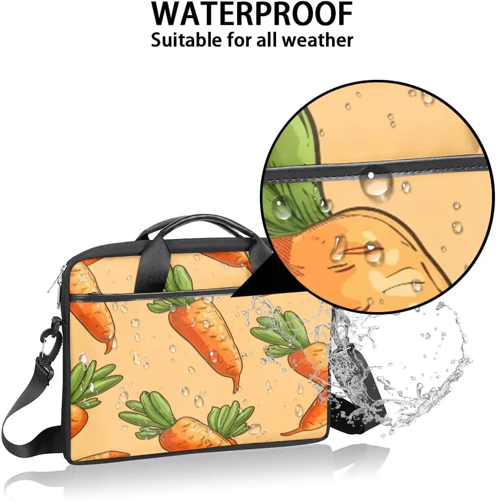 Laptop Shoulder Bag for 13-15 Inch Waterproof Laptop Sleeve Case Bag Slim Computer Carry Case Computer Cases for Laptops