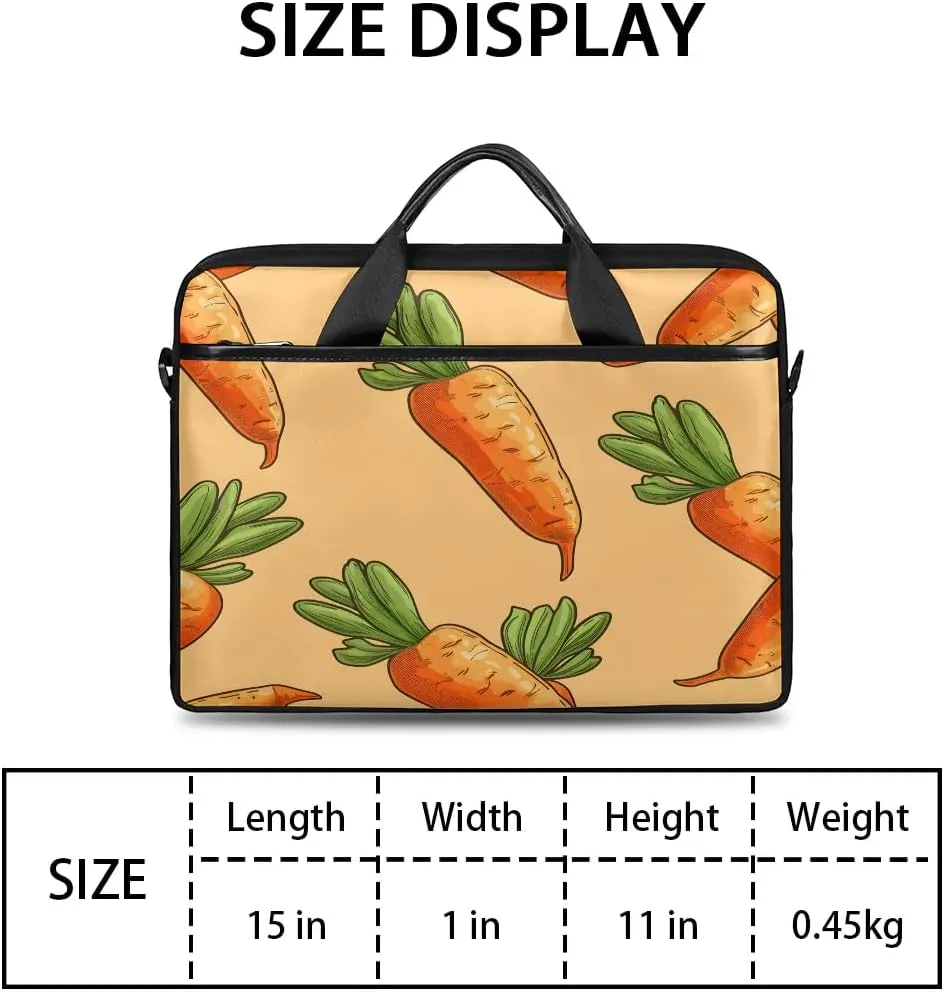 Laptop Shoulder Bag for 13-15 Inch Waterproof Laptop Sleeve Case Bag Slim Computer Carry Case Computer Cases for Laptops
