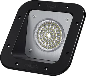 Leisure LED RV Exterior Flood Porch Utility Light - Black 12v 1100 Lumen Lighting Fixture Replacement Lighting for Weekend Warrior RVs, Trailers, Campers, 5th Wheels (Black)