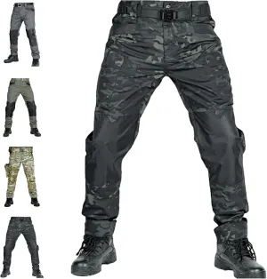LeSpartan Tactical Pants, Ripstop Water Repellent Lightweight Casual Cargo Pants, Lightweight Quick-Drying