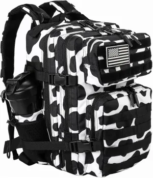LHI Tactical Military Backpack for Men and Women 25L/35L Army Assault Pack Bag Small Rucksack with Bottle Holder
