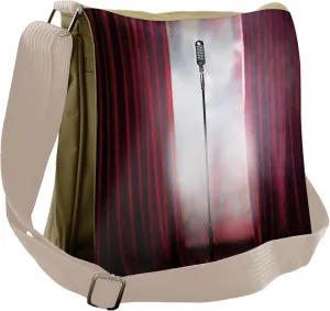Lunarable Musical Theatre Messenger Bag, Performance Singer, Unisex Cross-body
