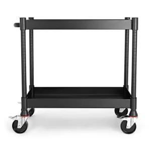 Luxor MightyHaul 18" Heavy-Duty Utility Cart, 2 Shelves (UCMT012)