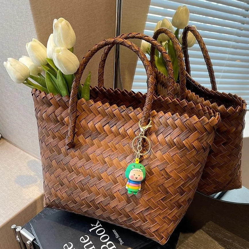 Luxury Weave Straw Tote Bags
