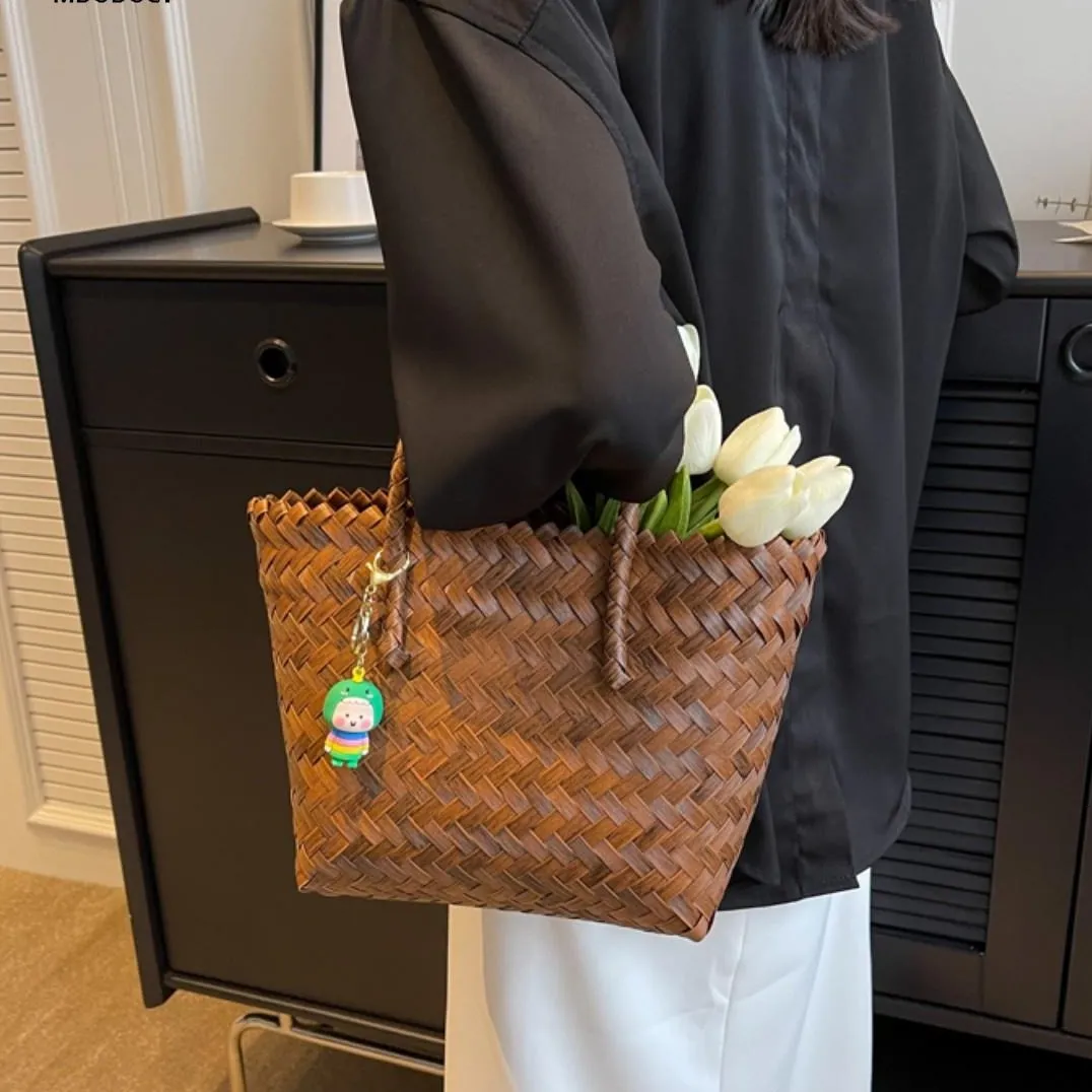 Luxury Weave Straw Tote Bags