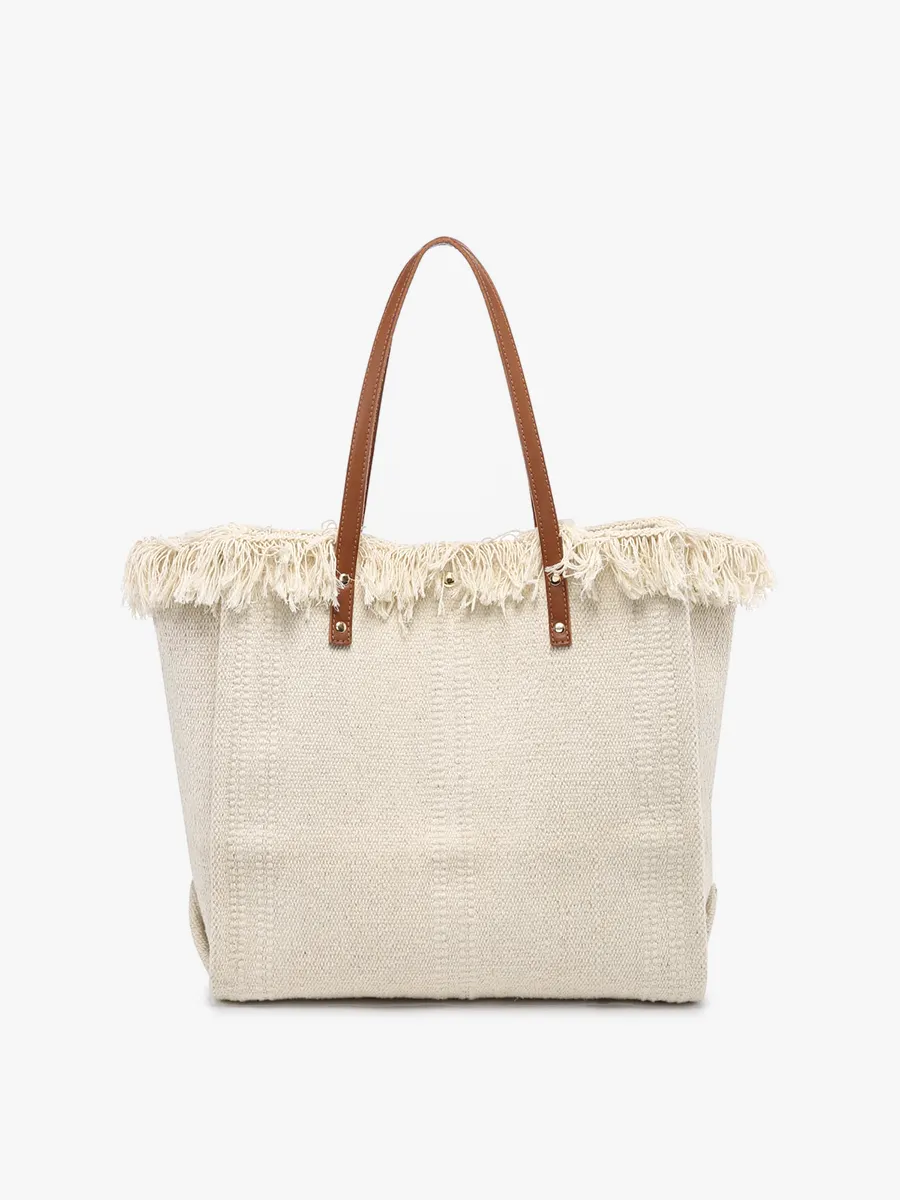 Madison Handwoven Fringe Tote