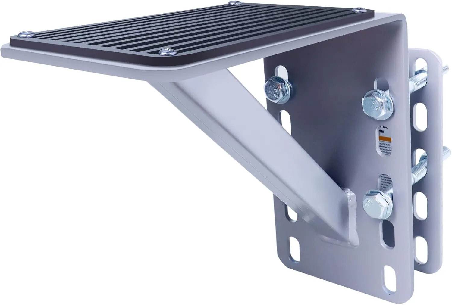 MaxxHaul 70089 Heavy Duty 300-lbs Capacity Steel Trailer Step for Boat and Utility Trailers With Anti-Slip Traction and Powder Coat Finish For 3 inch x 5 inch Frame