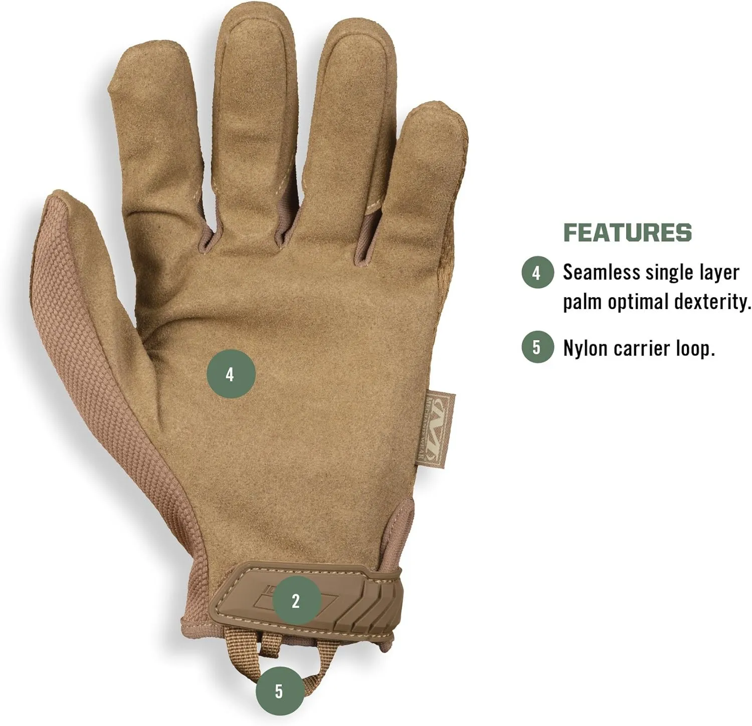 Mechanix Wear M-Pact 0.5MM Tactical Impact Resistant Gloves - Multi-Purpose Industrial Grip Gloves - Touchscreen Compatible - Machine Washable - Large - Coyote Brown