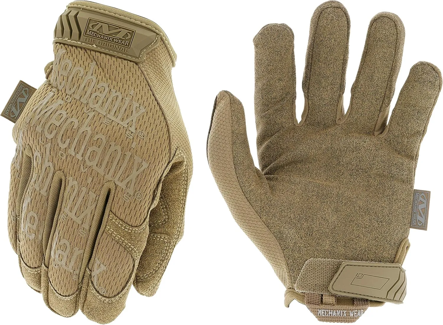 Mechanix Wear M-Pact 0.5MM Tactical Impact Resistant Gloves - Multi-Purpose Industrial Grip Gloves - Touchscreen Compatible - Machine Washable - Large - Coyote Brown