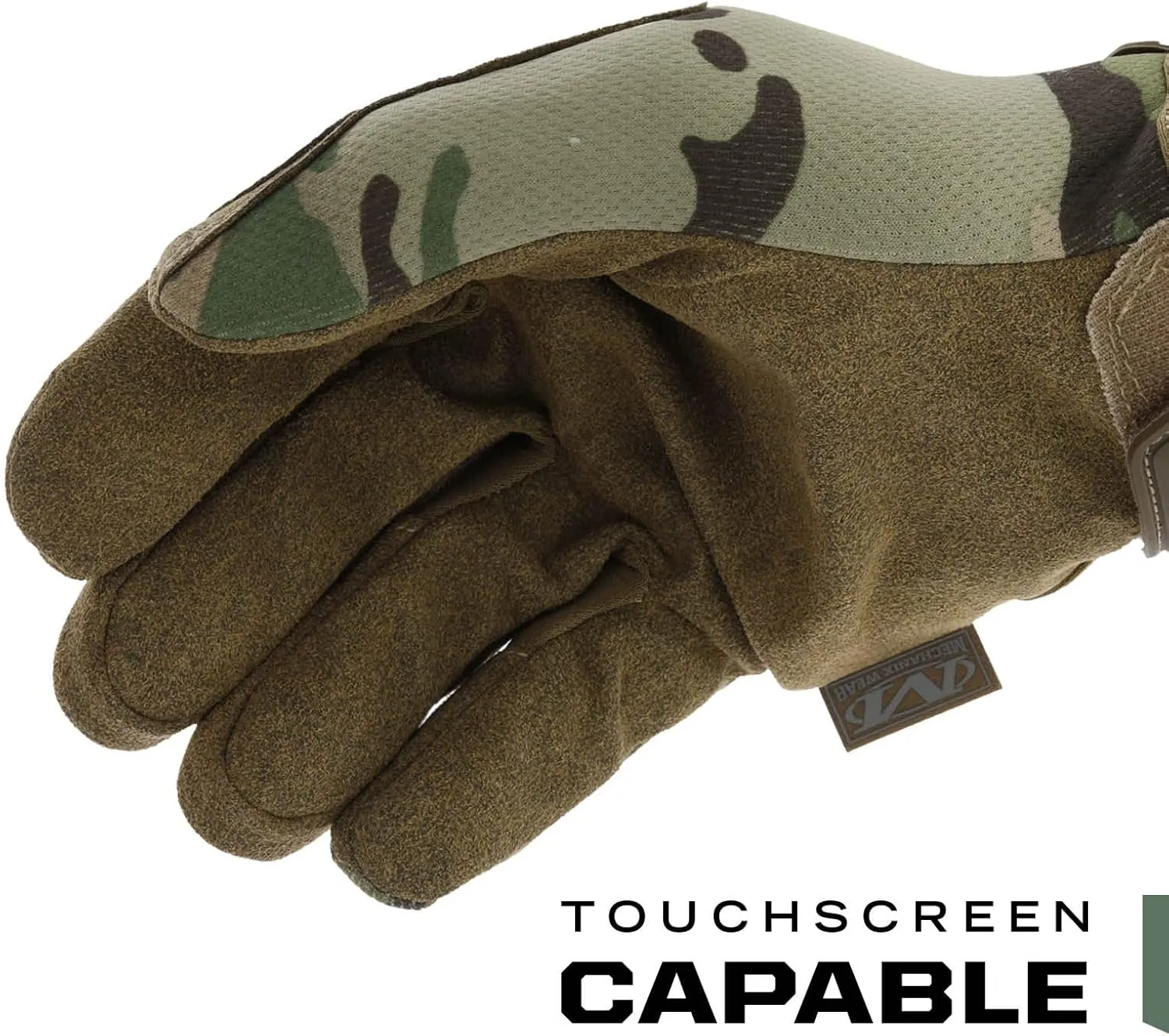 Mechanix Wear M-Pact 0.5MM Tactical Impact Resistant Gloves - Multi-Purpose Industrial Grip Gloves - Touchscreen Compatible - Machine Washable - Small - MultiCam Camoflage
