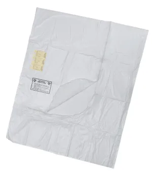 Medline Body Bags, 36" x 90", Adult, White (Pack of 10)