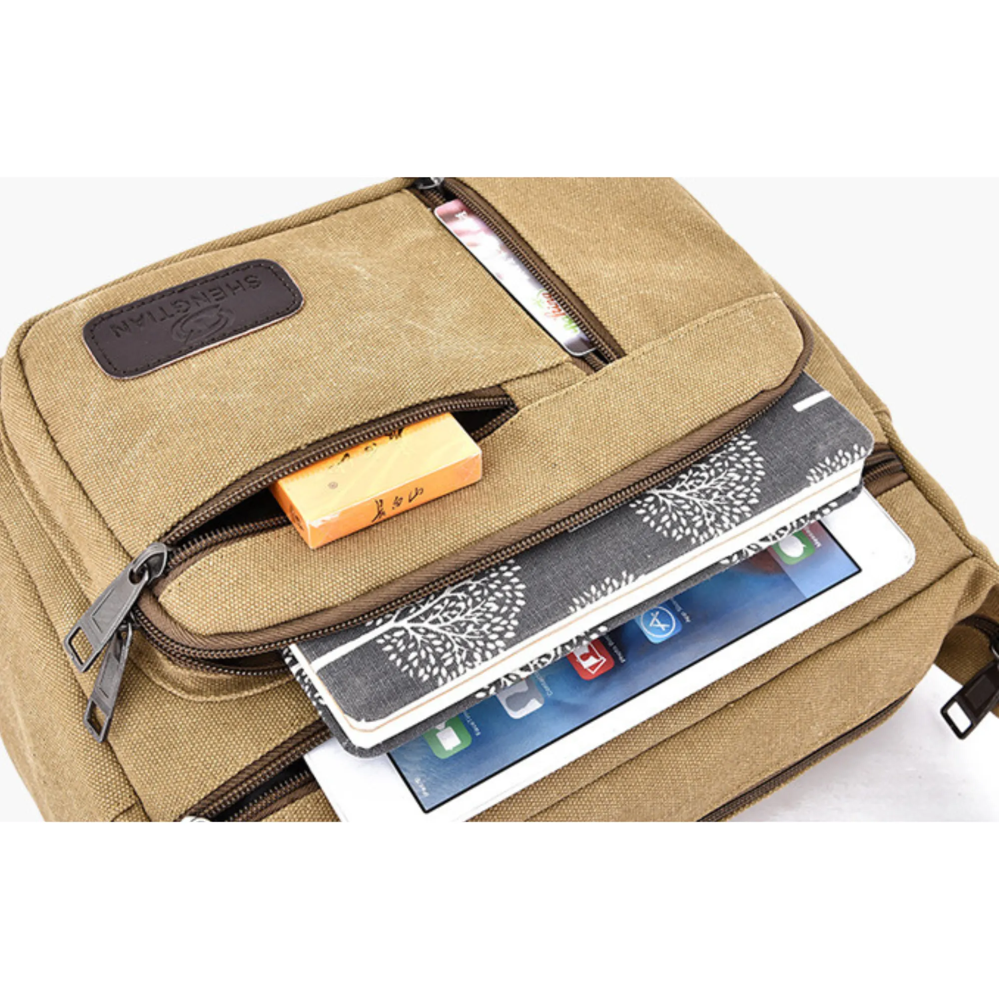 Men’s &  Women’s Canvas Cross Body Messenger Satchel Bag