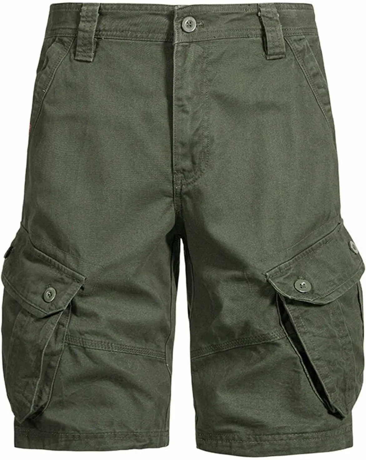 Men's Big and Tall Shorts Cargo Utility Design Stretch Fabric Heavy Duty Outdoor Casual Summer Wear