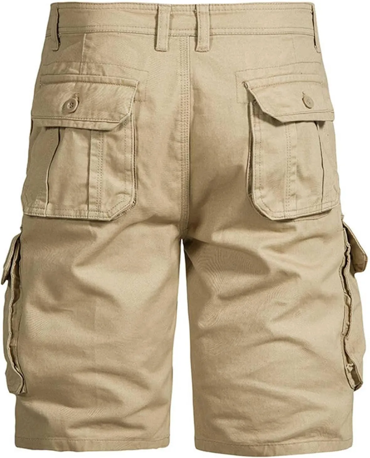Men's Big and Tall Shorts Cargo Utility Design Stretch Fabric Heavy Duty Outdoor Casual Summer Wear