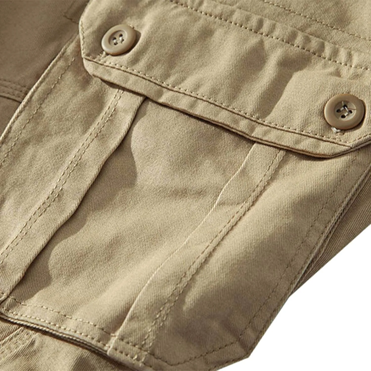Men's Big and Tall Shorts Cargo Utility Design Stretch Fabric Heavy Duty Outdoor Casual Summer Wear