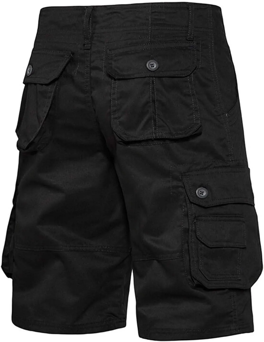 Mens Cargo Shorts Durable Workwear Stretch Waist Outdoor Utility Pockets Casual Summer Hiking Shorts for Men
