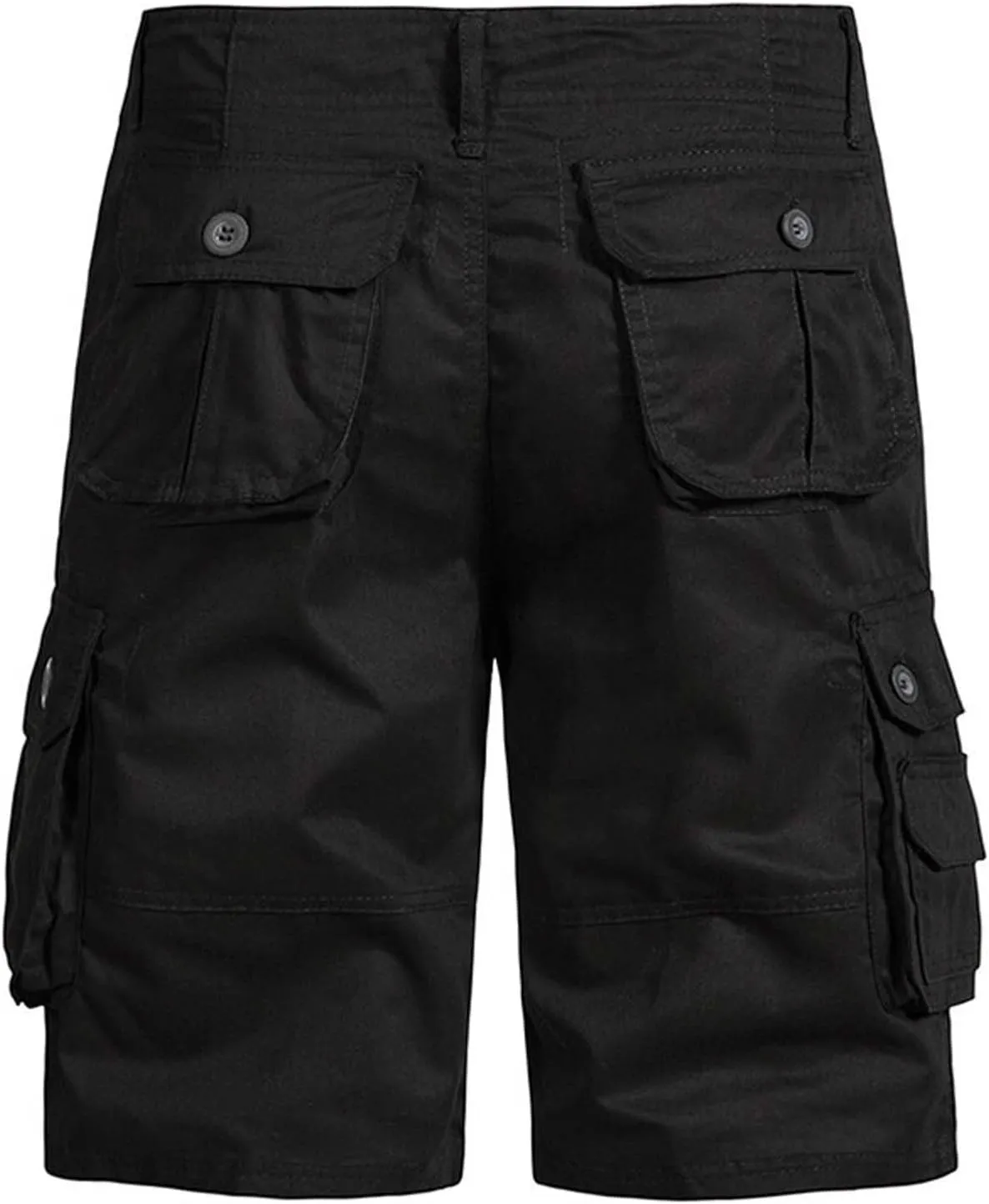 Mens Cargo Shorts Durable Workwear Stretch Waist Outdoor Utility Pockets Casual Summer Hiking Shorts for Men