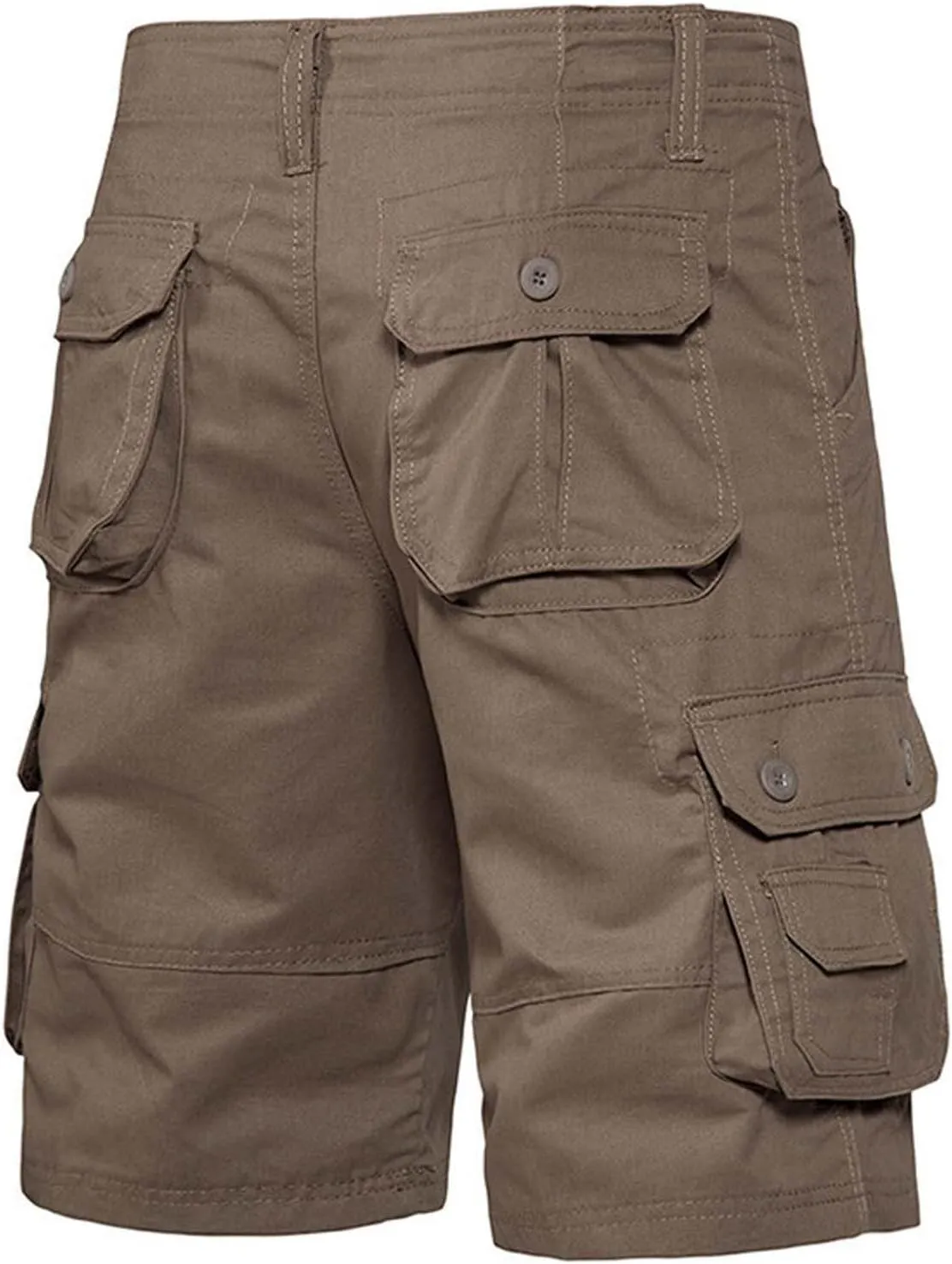Mens Cargo Shorts Durable Workwear Stretch Waist Outdoor Utility Pockets Casual Summer Hiking Shorts for Men