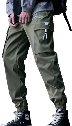 Men's Joggers Pants Lightweight Unisex Outdoor Fashion Jogging Hip Hop Casual Cargo Pants Techwear Pants