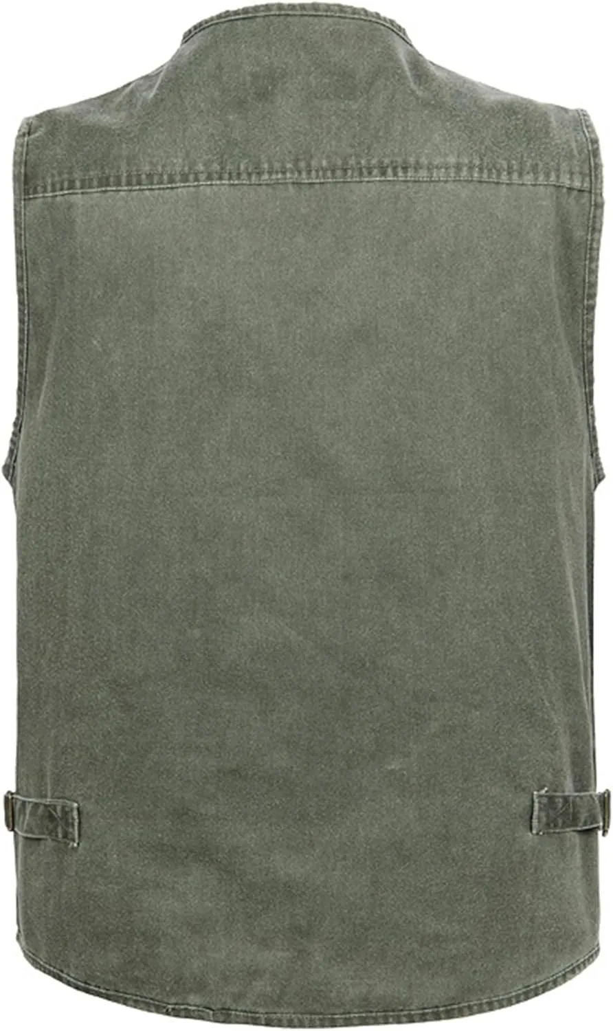 Men's Lightweight Utility Fishing Vest V Neck Safari Photographer Vests