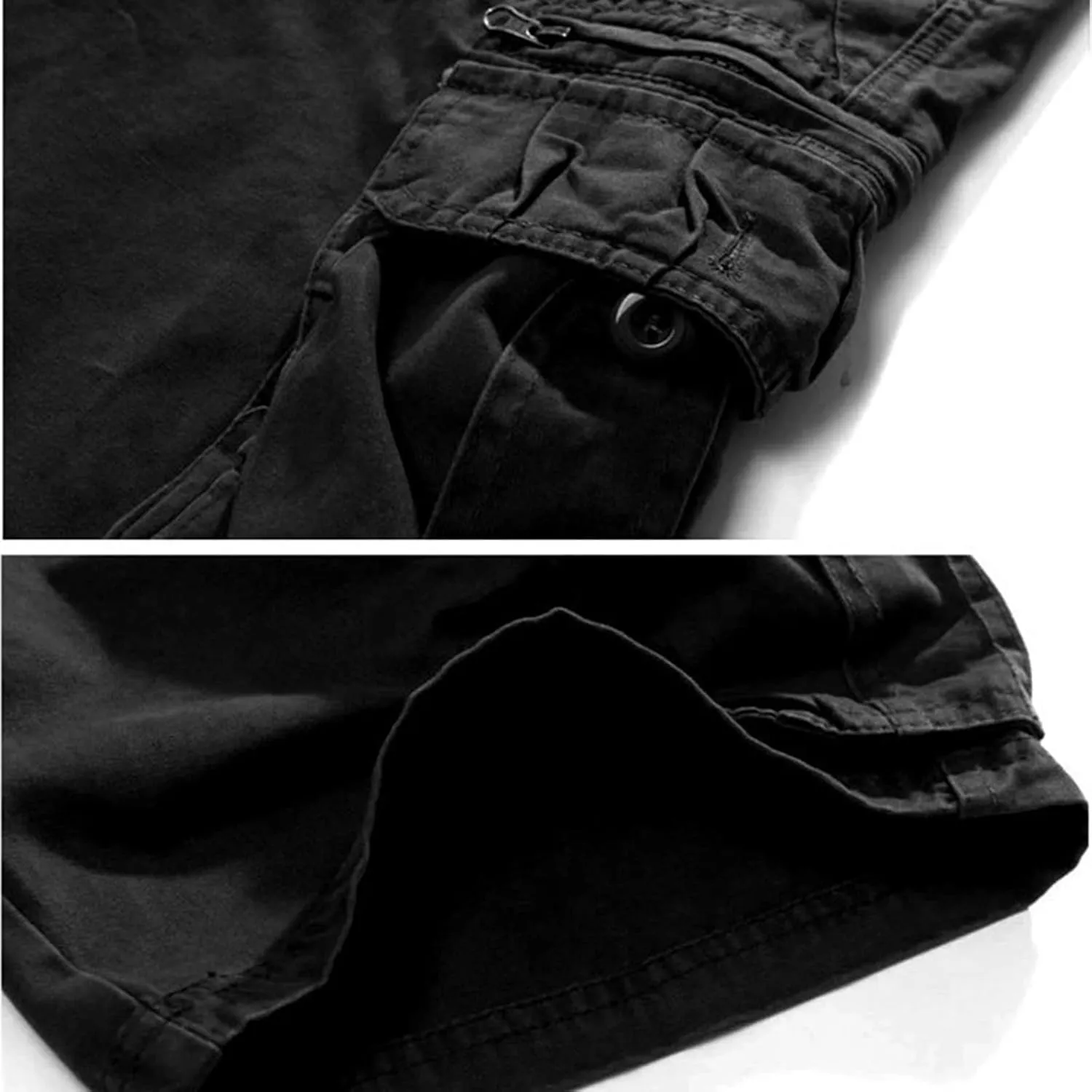 Men's Stretch Cargo Shorts Military Tactical Utility Pockets Big and Tall Fit Comfortable Workwear Shorts