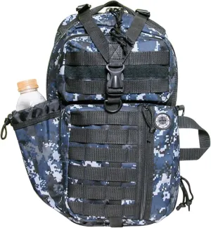 Mens Tactical Gear Molle Hydration Ready Sling Shoulder Backpack Daypack Bag