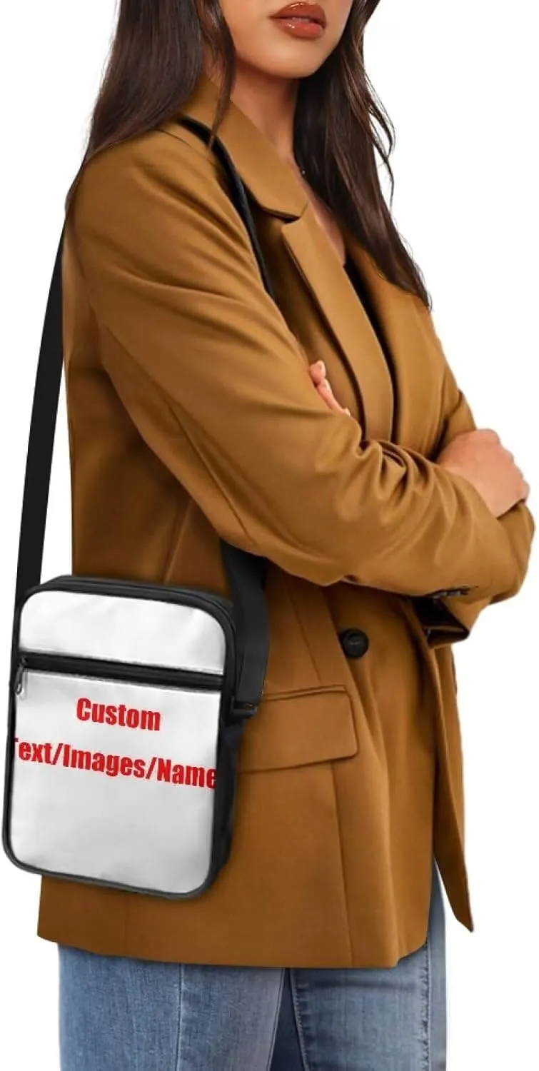 Messenger Bag for Women Lightweight Adjustable Crossbody Bag Compact Sling Satchel Casual Purse for Travel Everyday
