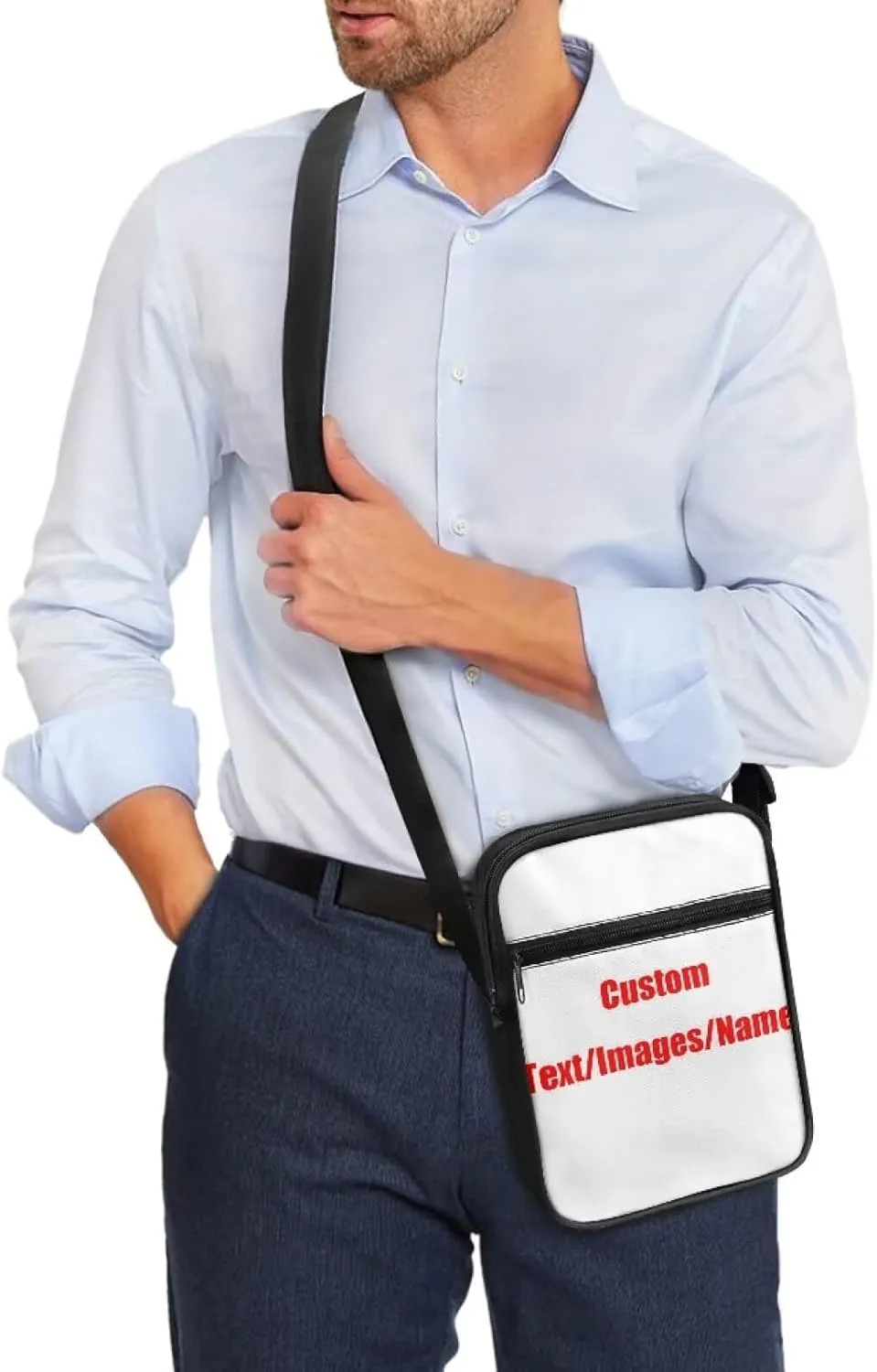 Messenger Bag for Women Lightweight Adjustable Crossbody Bag Compact Sling Satchel Casual Purse for Travel Everyday