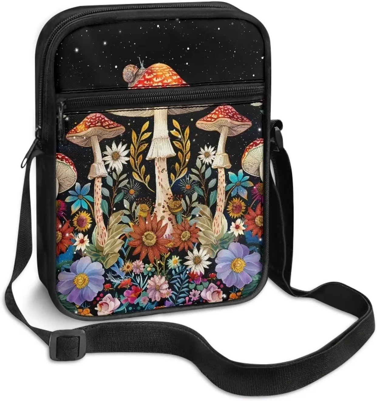 Messenger Bag Satchel Crossbody Bags for Men and Women Unisex Lightweight Small Travel Portable Zipper Office Bag