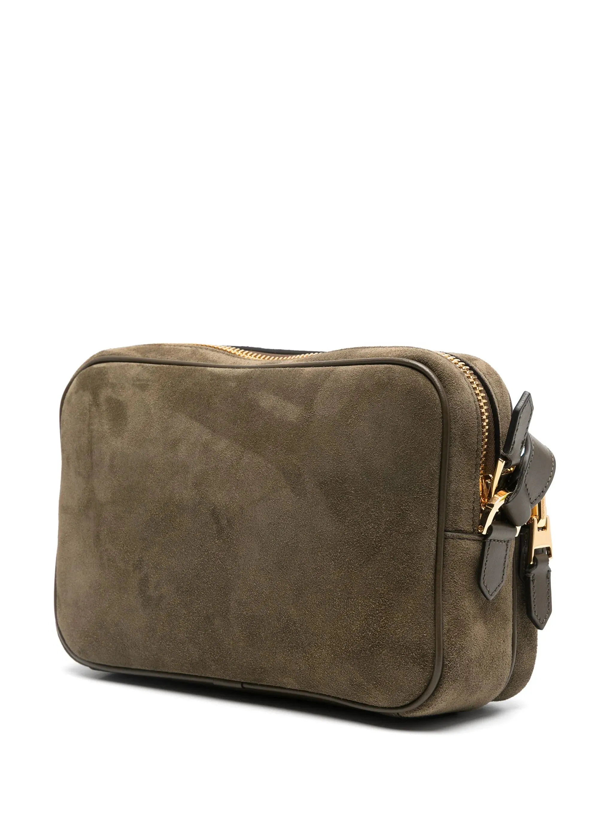 messenger Consistent quality Holiday special logo-patch bag suede