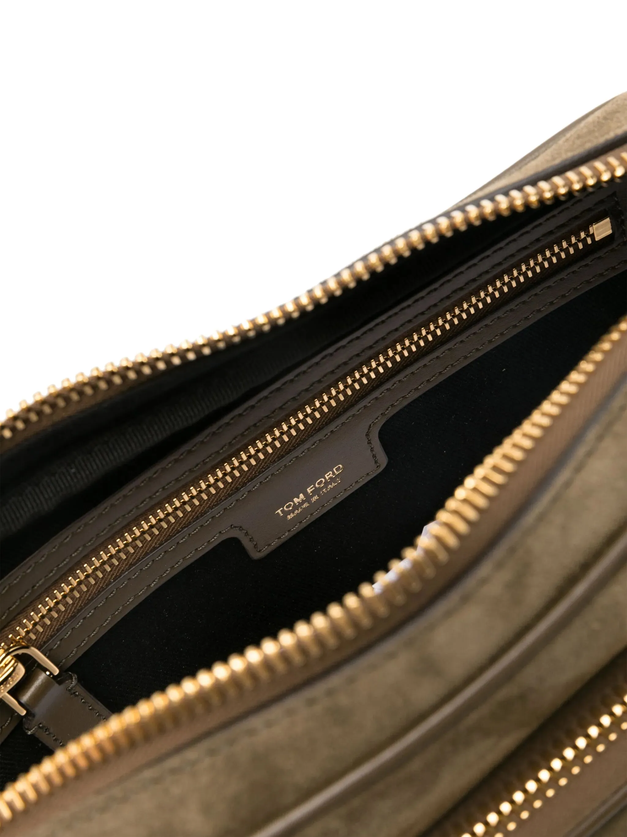 messenger Consistent quality Holiday special logo-patch bag suede