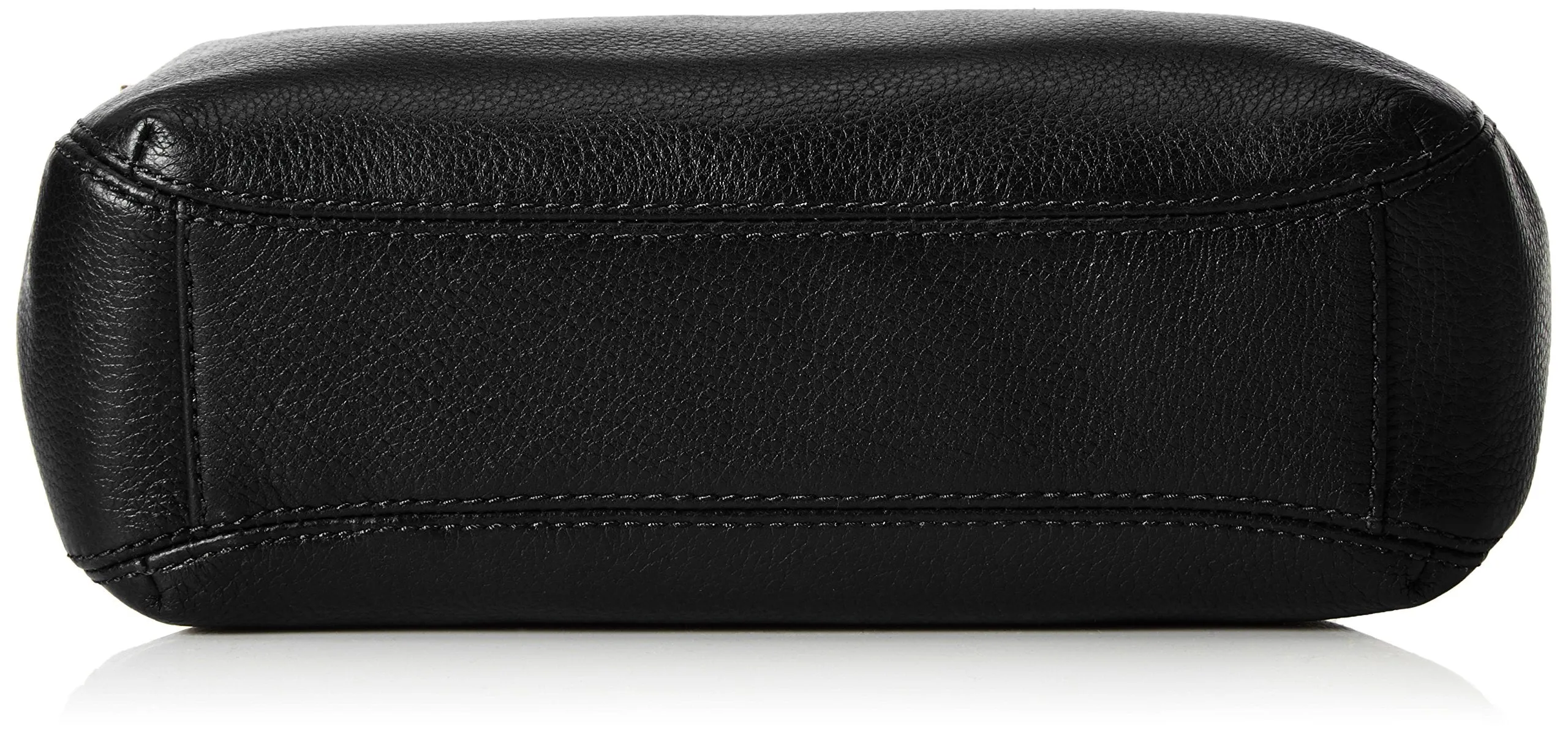Michael Kors Bedford Medium Double Zip Messenger Crossbody (Black)