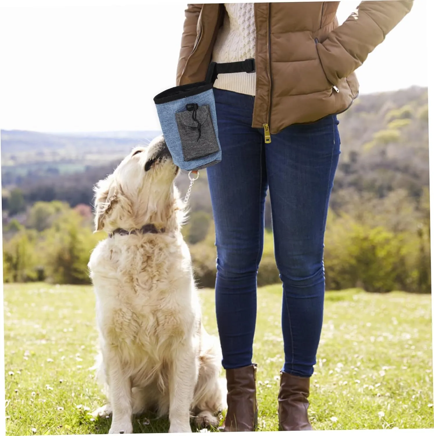 Milisten Versatile Dog Treat Pouch Puppy Snacks Bag Pet Food Bag Large Capacity for Obedience Training