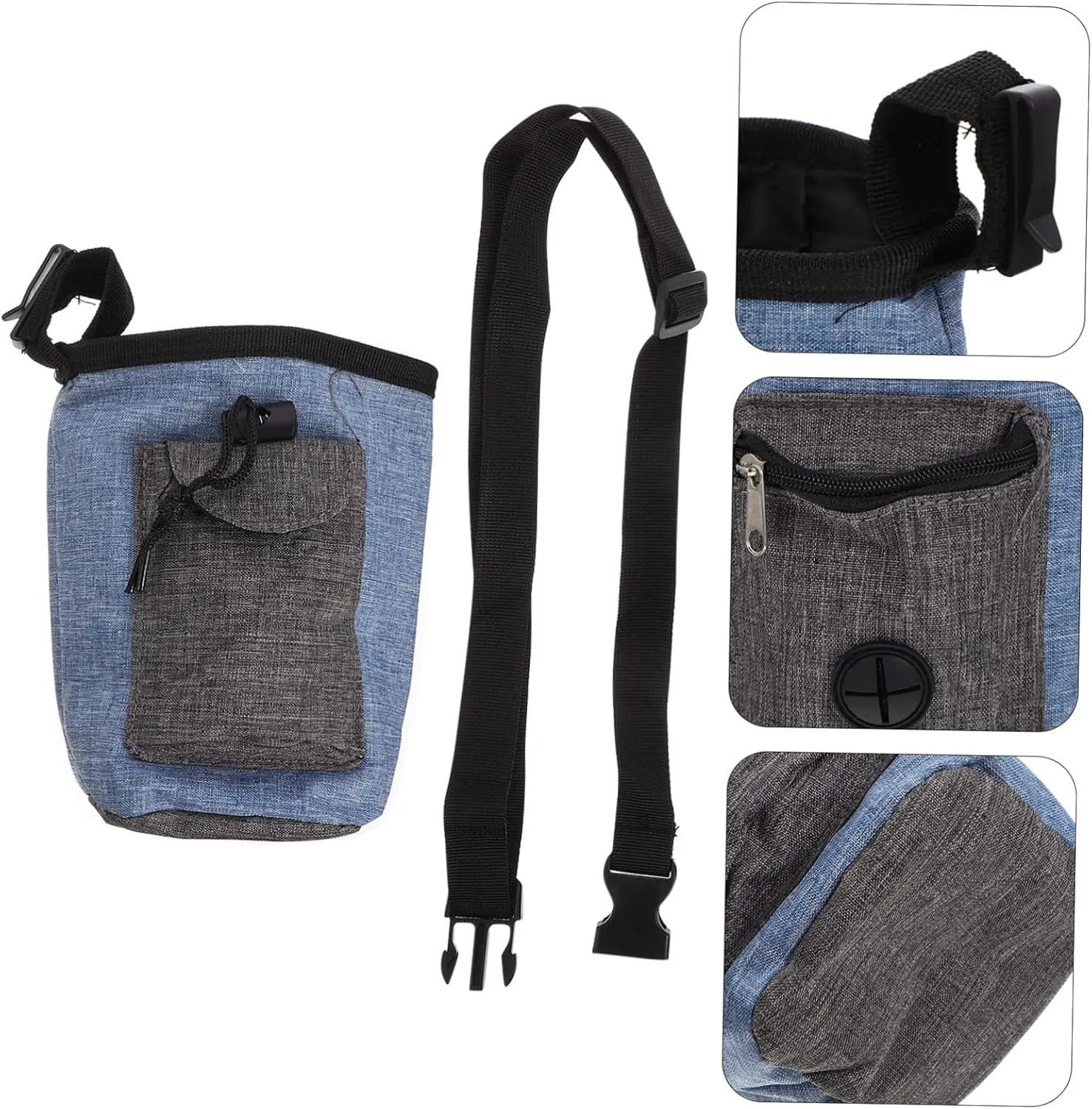 Milisten Versatile Dog Treat Pouch Puppy Snacks Bag Pet Food Bag Large Capacity for Obedience Training