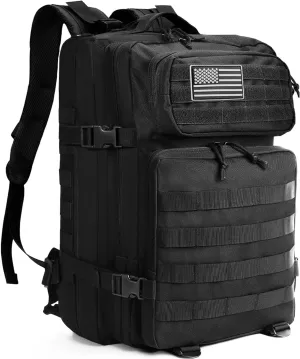 Military Tactical Backpack for Men 45L Molle Army 3 Days Assault Pack Bug Out Bag Water Resistant
