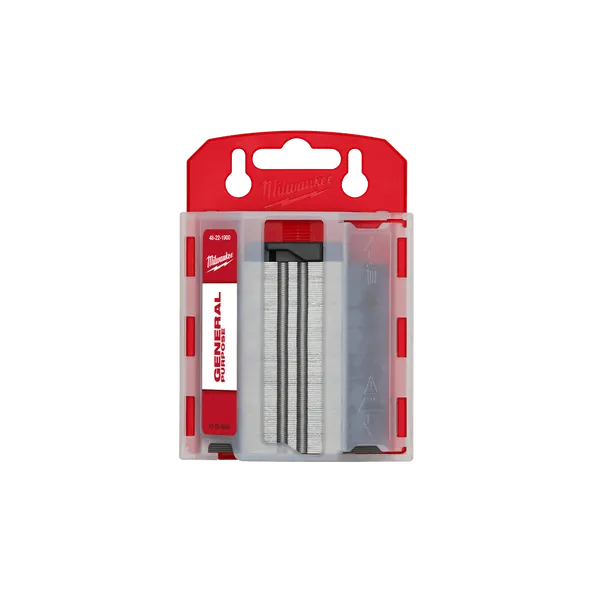 Milwaukee 100Pce General Purpose Utility Blades in Dispenser 48221900