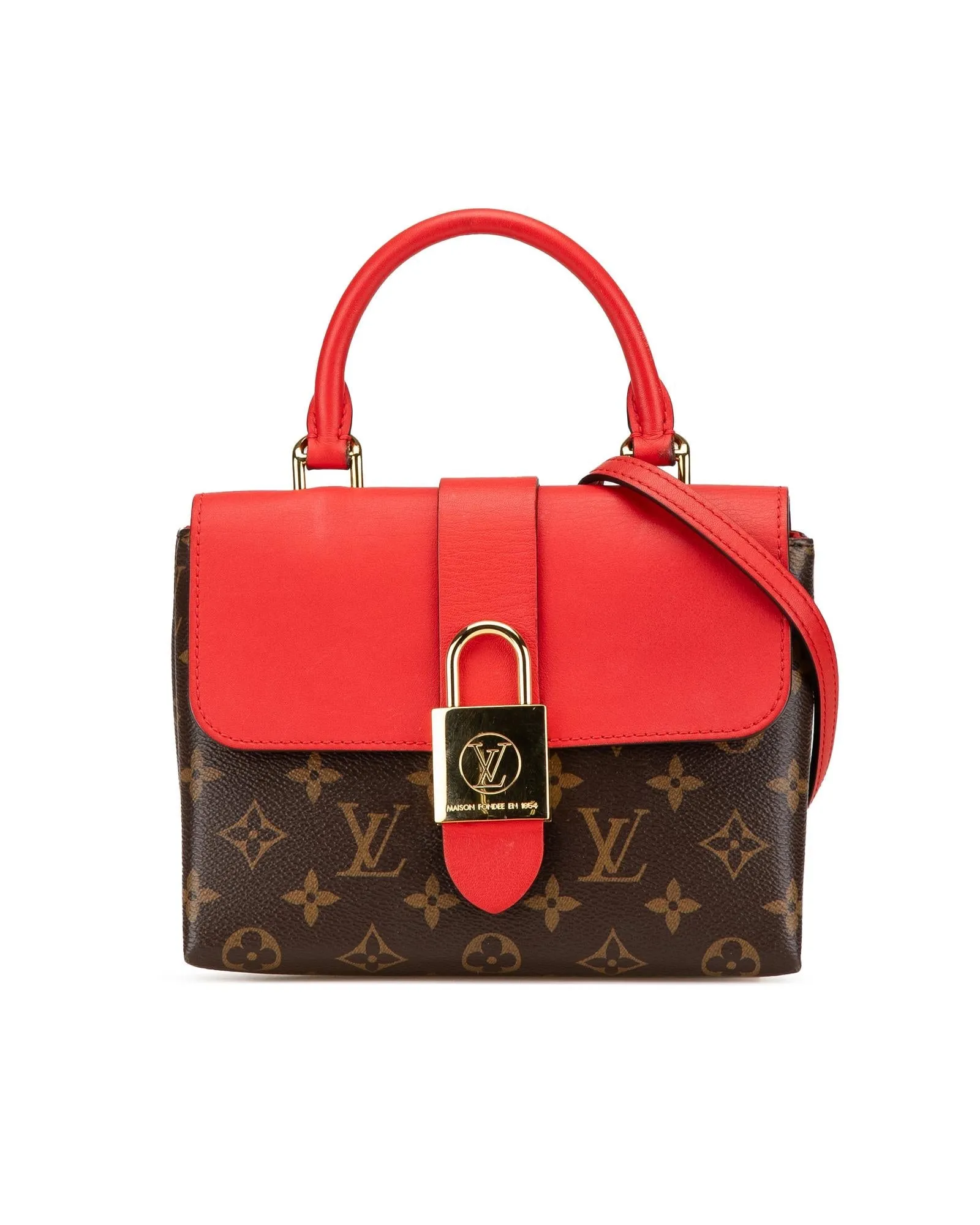 Monogram Locky BB Bag with Padlock Closure