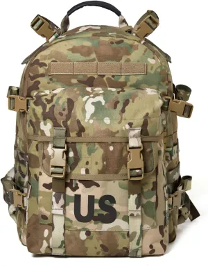MT Military Army MOLLE 2 Tactical Assault Backpack, Rifleman 3 Day Pack, Medium Rucksack