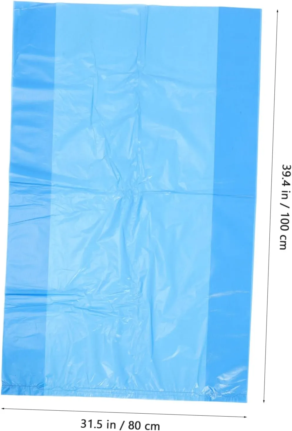 Multi-purpose Use 80x100cm Thickened Garbage Bags 50pcs Plastic Trash Bags Roll