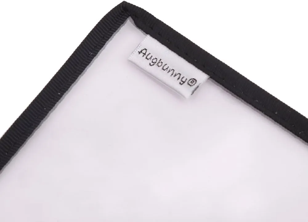 Multi-purpose Water Resisitant Clear PVC Security Bank Deposit Utility Zipper Coin Bag Check Wallet 6-pack